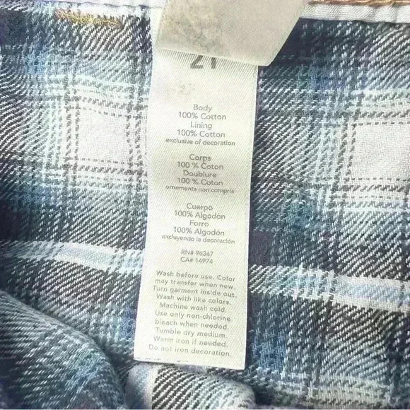 Osh Kosh B’Gosh | Toddler Plaid Flannel Lined Denim Overalls | Size 2T - Picture 10 of 10